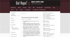 Desktop Screenshot of gotnewhope.org